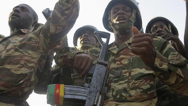 French Cameroun troops invade Nigerian community