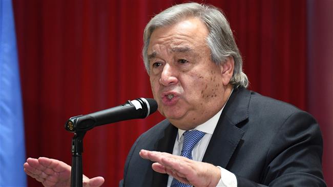 UN chief warns that coronavirus poses a risk to human rights