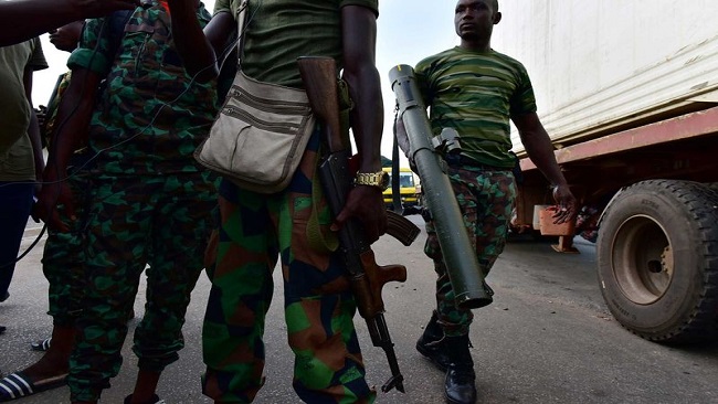 Three Ivory Coast military killed after their vehicle ran over explosive device