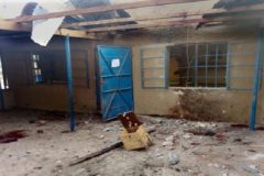 Maiduguri-mosque Suicide blast on a mosque on Nigeria’s border with Cameroon kills 14