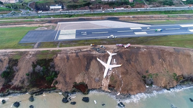 Plane with 162 on board skids off runway in Turkey
