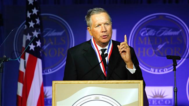 Ohio governor John Kasich says US witnessing ‘the end of a two-party system’