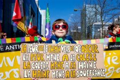 Brussel Thousands rally in Brussels to protest racism, discrimination