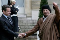 Sarkozy and Gaddaffi France’s Sarkozy faces second day of questioning in Gaddafi funds case