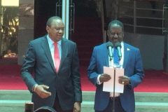 Uhuru and Odinga Kenya: President Uhuru Kenyatta calls opposition leader Raila Odinga “his brother”
