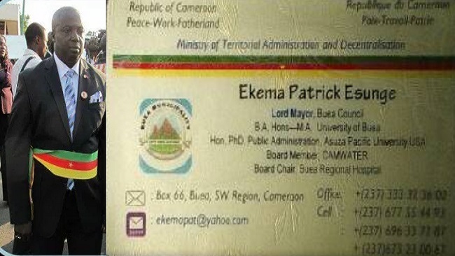 Mayor Patrick Ekema: From a Brobdingnagian to an academic Lilliputian