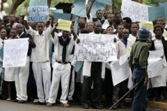 Zimbabwe dismisses thousands of striking nurses