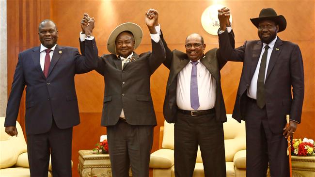 South Sudan foes meet face-to-face for first time in 2 years to end war