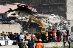 At least three dead after Kenya building collapse