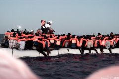 Spain offers to take in stranded refugee ship