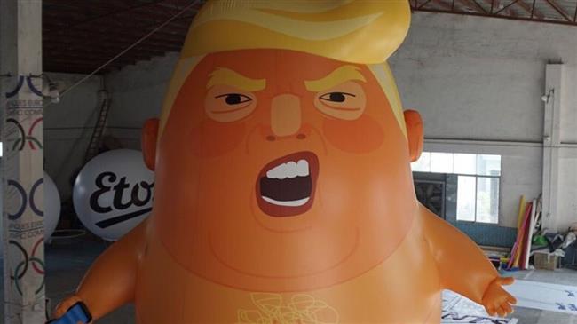 Giant ‘Trump Baby’ to fly over London during US president visit
