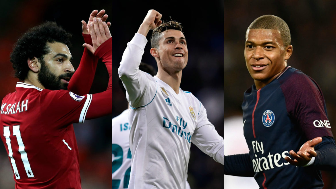 Mbappe, Salah shortlisted for FIFA player of the year award