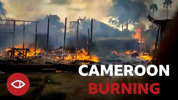 Southern Cameroons Crisis: Cameroon gov’t military burns Bamenda City in war on Ambazonia