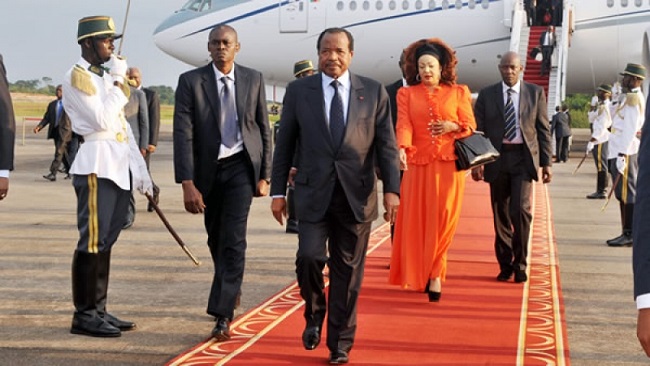 Biya in Europe amid strife in Cameroon