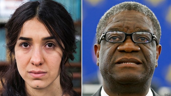Congolese Doctor, Yazidi Human Right Activist Share Nobel Peace Prize