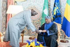 France-Afrique: Minister Ousmane Mey meets President Ali Bongo