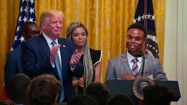 Nigerian Immigrant who travelled to the US using a Cameroonian passport tells President Trump to build wall to cut out illegal immigration
