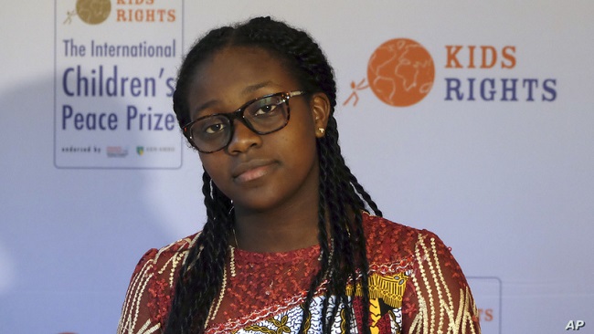 Cameroon Teen Girl Wins International Children’s Peace Prize