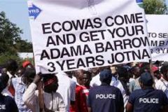 Gambia: Thousands demand President Barrow step down