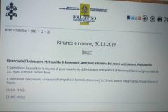 Pope appoint Bishop Nkea Bishop Andrew Nkea to be announced as the new Archbishop of Bamenda