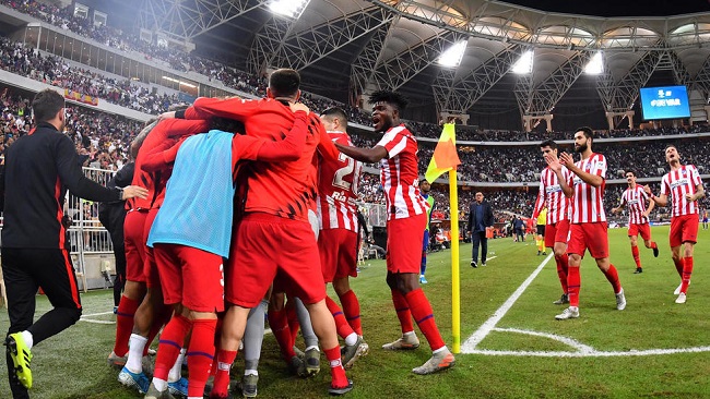 Football: Atletico stun Barca to set up all-Madrid Super Cup final