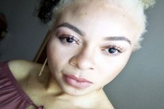 Cameroonian Albino mocked by people who believed she was ‘cursed’ becomes model