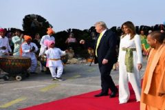 US President Trump in India amid strained ties over trade dispute