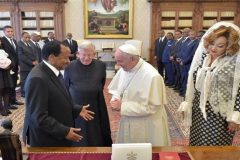 Biya and Francis Southern Cameroons Crisis: Pope Francis appeals for peace