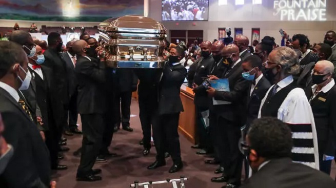 At George Floyd’s funeral: Joe Biden calls for racial justice