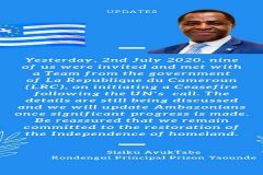 The talking has started Southern Cameroons Crisis: The long road ahead!