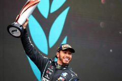 Lewis Hamilton wins seventh Formula One title, equalling Schumacher’s record