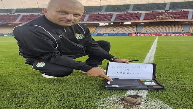 Zimbabwe boss accuses Cameroon of WITCHCRAFT after dead bat is found on pitch of African Nations Championship opener