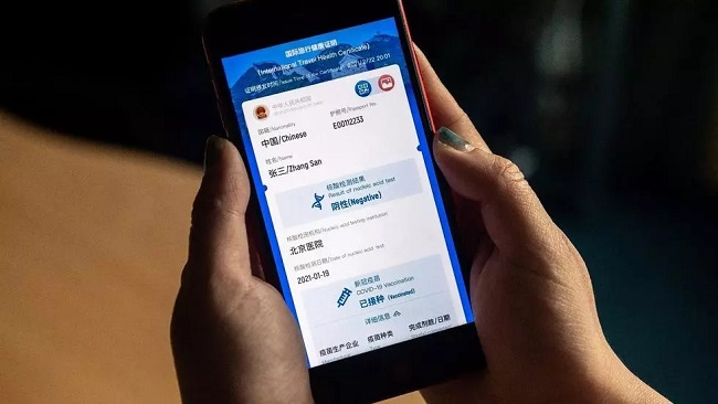 China virus passport China introduces world’s first ‘virus passport’ programme