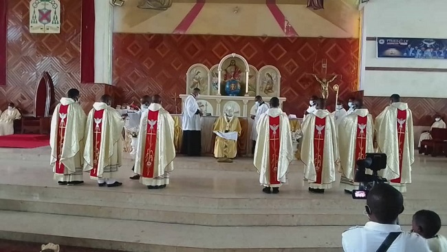 Seven priests ordained for Mamfe’s Catholic Diocese
