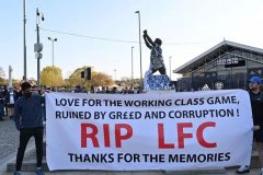 Super League of shame Fans slam creation of European Super League