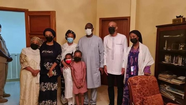President Macky visits Ahidjo’s family Death of Germaine Ahidjo: Senegalese President Macky meets Ahidjo’s family
