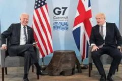 Biden and Johnson President Biden lands in UK with message for Prime Minister Johnson