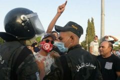 Tunisia Clashes erupt outside parliament after Tunisian president ousts PM, suspends legislature