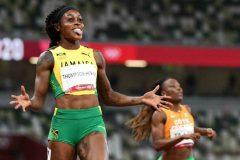 Jamaica’s Thompson-Herah wins 200m to seal Olympic double