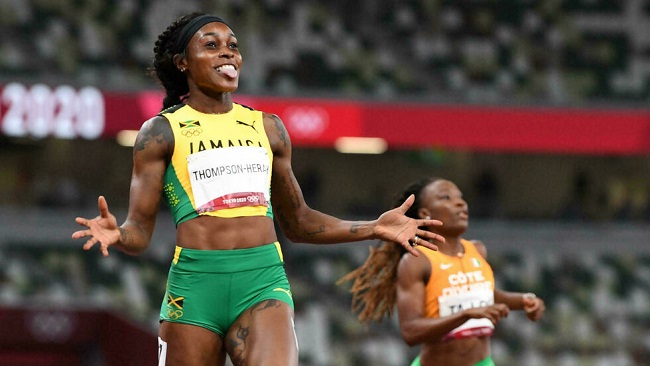 Jamaica’s Thompson-Herah wins 200m to seal Olympic double