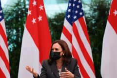 US Vice President Kamala Harris accuses China of using intimidation to back South China Sea claims