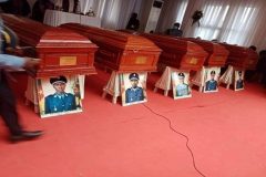 Slained police officers Remains of 5 police officers returned to Yaoundé three weeks after they died in S. Cameroons
