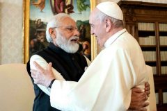 Francis and Modi PM Modi invites Pope Francis to India