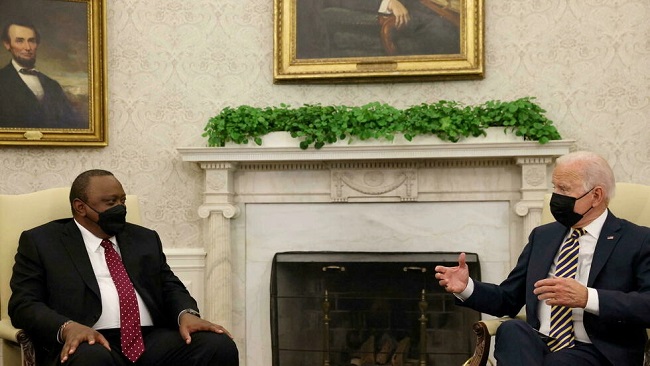 Biden promises vaccines, discusses ‘transparency’ with visiting Kenyan president