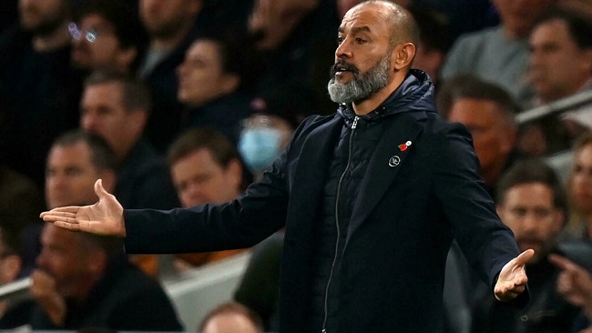 Football: Tottenham sack manager Nuno after just four months in charge