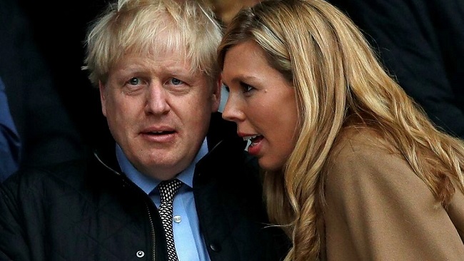 UK’s Johnson welcomes second child with wife Carrie
