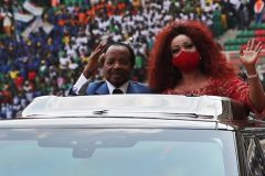 Biya and Chantal Biya family placing slavery yoke on Southern Cameroonians