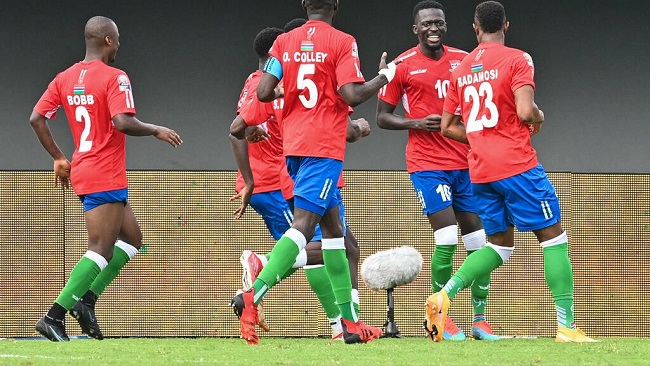 Gambia Africa Cup of Nations: Barrow converts late penalty to snatch draw for Gambia