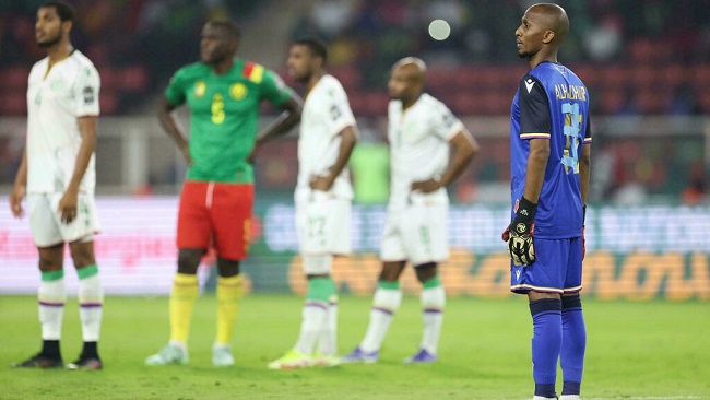 Africa Cup of Nations: Indomitable Lions labour to beat Comoros deprived of goalkeeper
