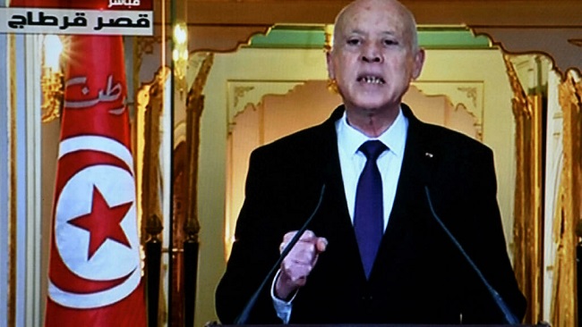 Tunisian president sacks dozens of judges, tightening grip on judiciary